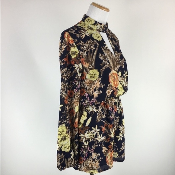 Lucca, Italian Floral Romper, Completely Lined, Fashion-Forward, Hand-WashEUC, S - Picture 2 of 8